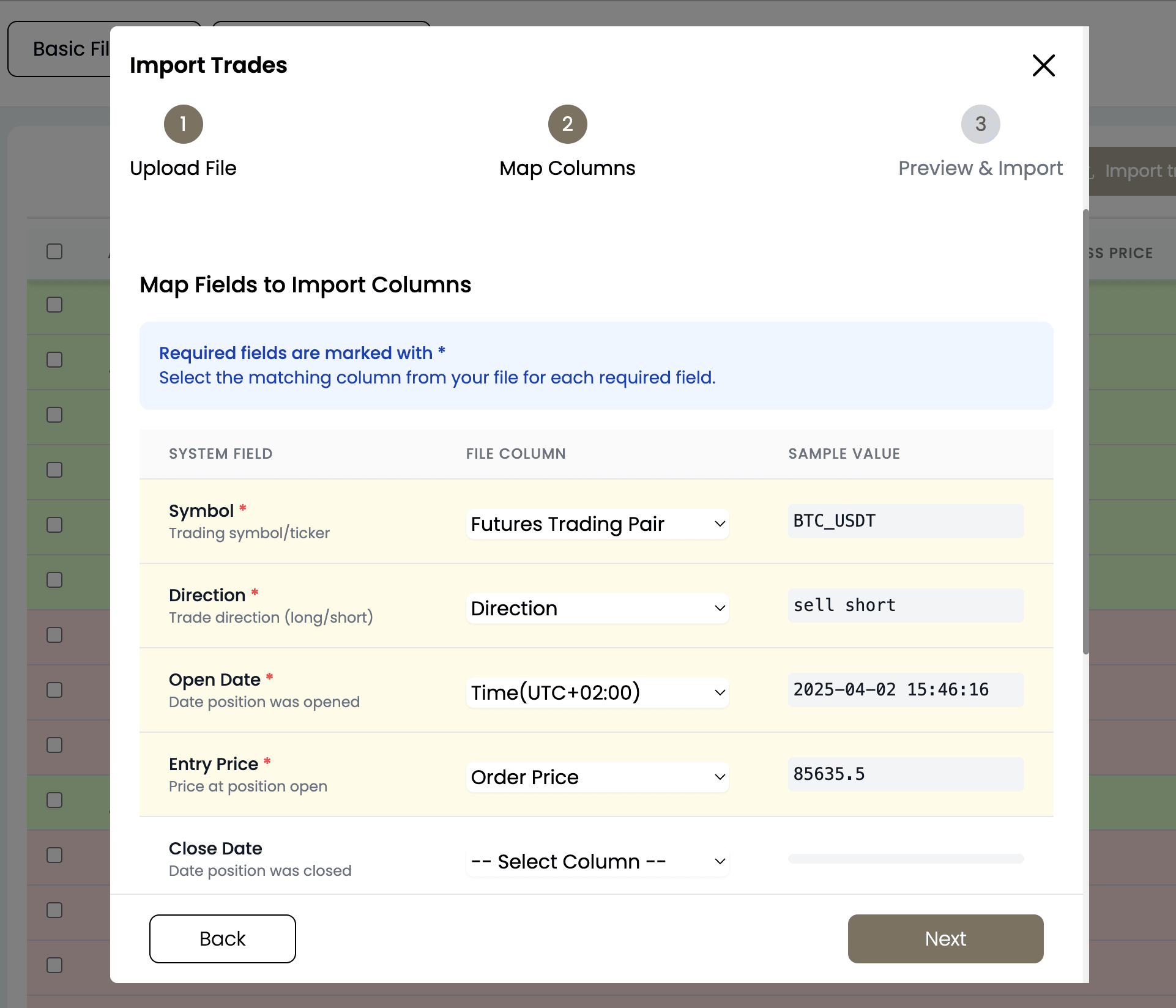 Import from Brokers or Spreadsheets